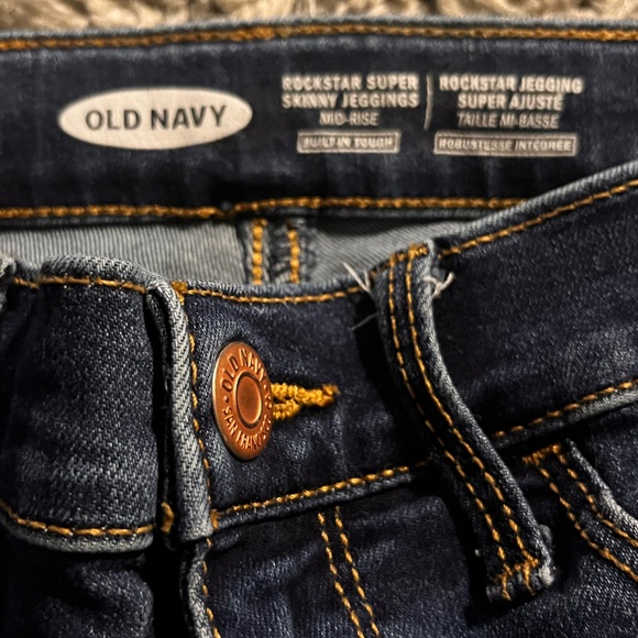 Old Navy Girls Sz 8 Rockstar Jeans - Picture 2 of 4